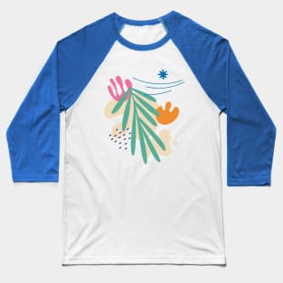 Henri Matisse Style - Modern Abstract Art 12 Baseball T-Shirt